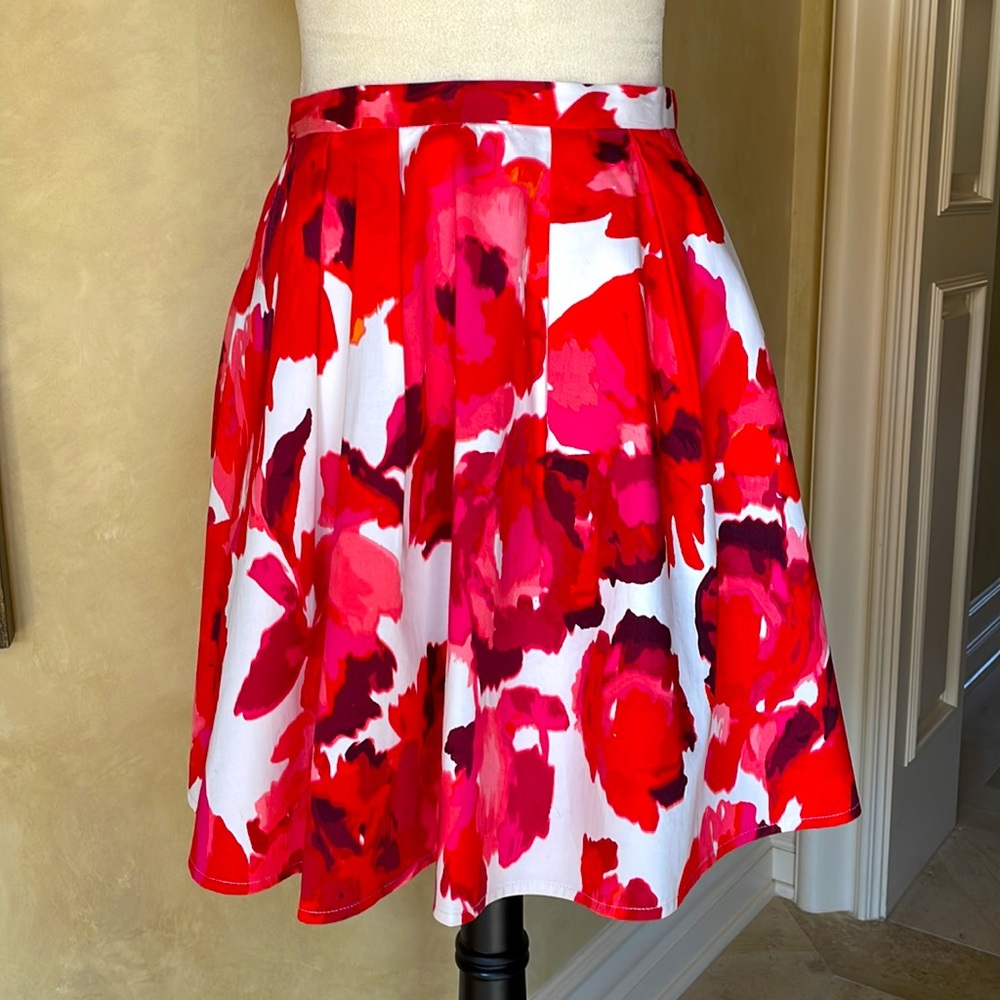 Boston Proper Flowered Skirt